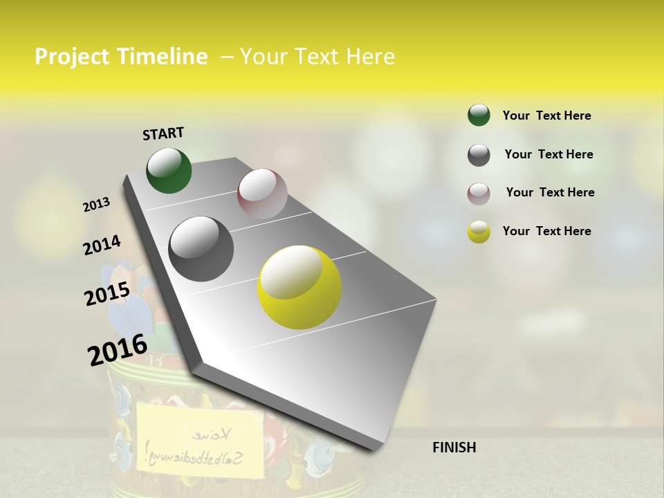 Containers Games Beer Festival PowerPoint Template