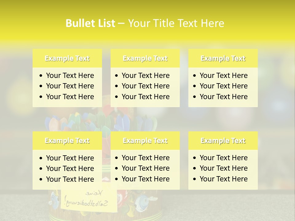 Containers Games Beer Festival PowerPoint Template