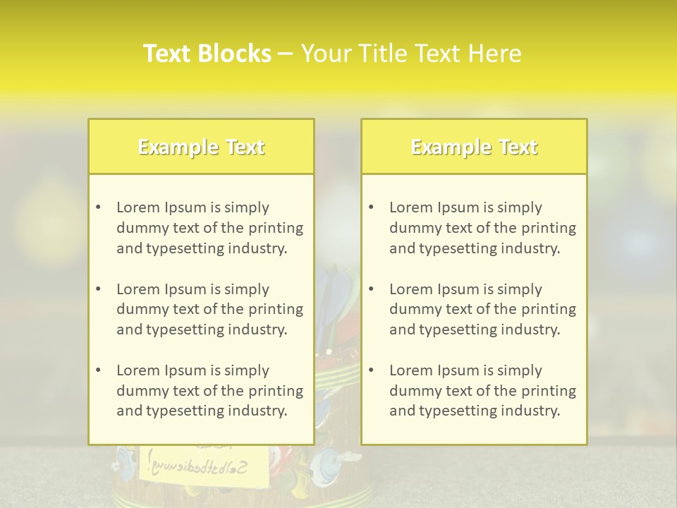 Containers Games Beer Festival PowerPoint Template