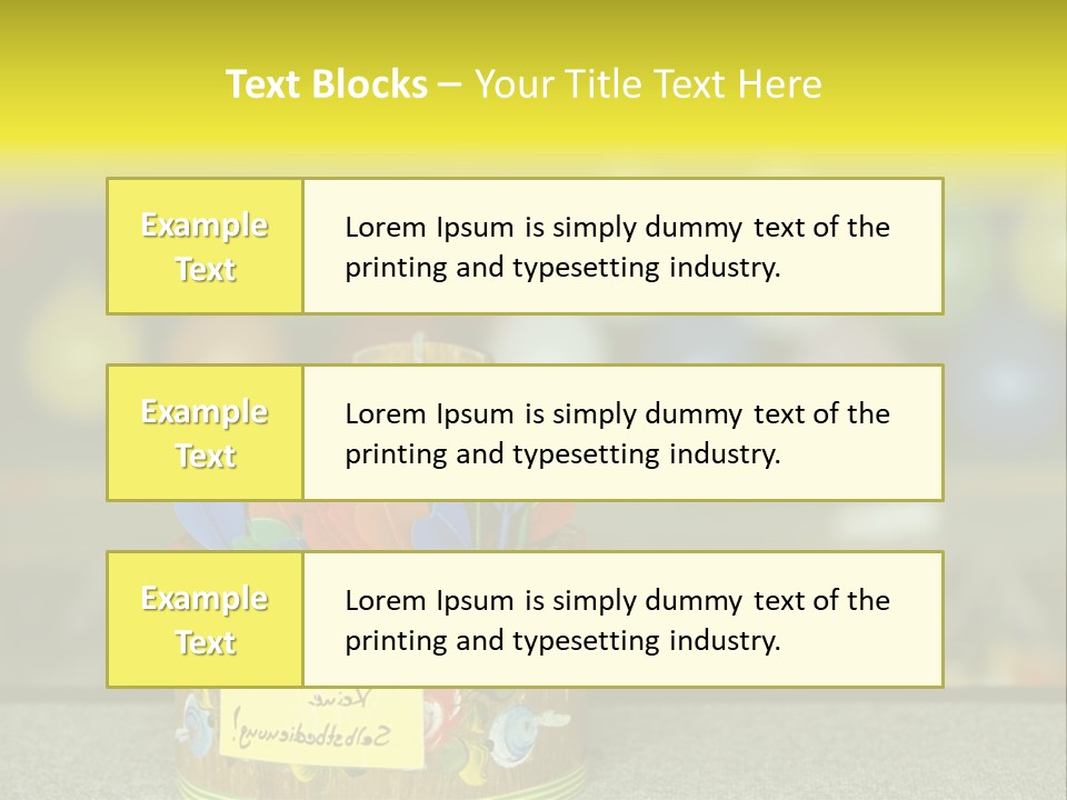 Containers Games Beer Festival PowerPoint Template