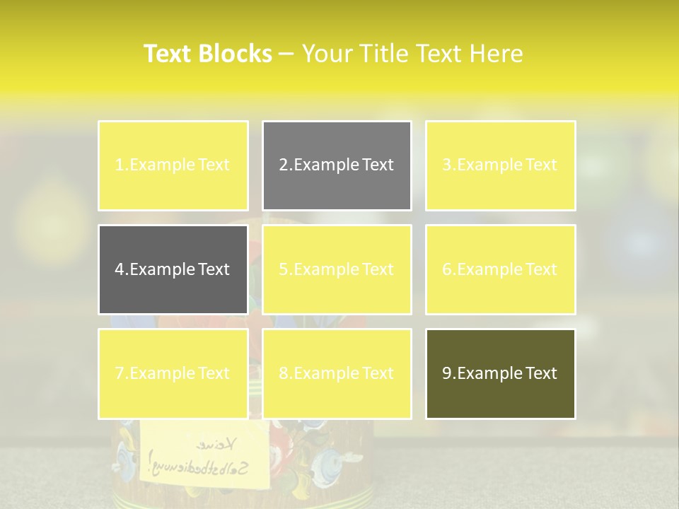 Containers Games Beer Festival PowerPoint Template