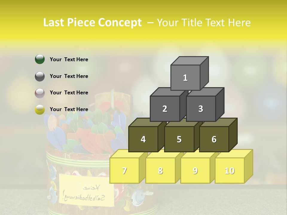 Containers Games Beer Festival PowerPoint Template