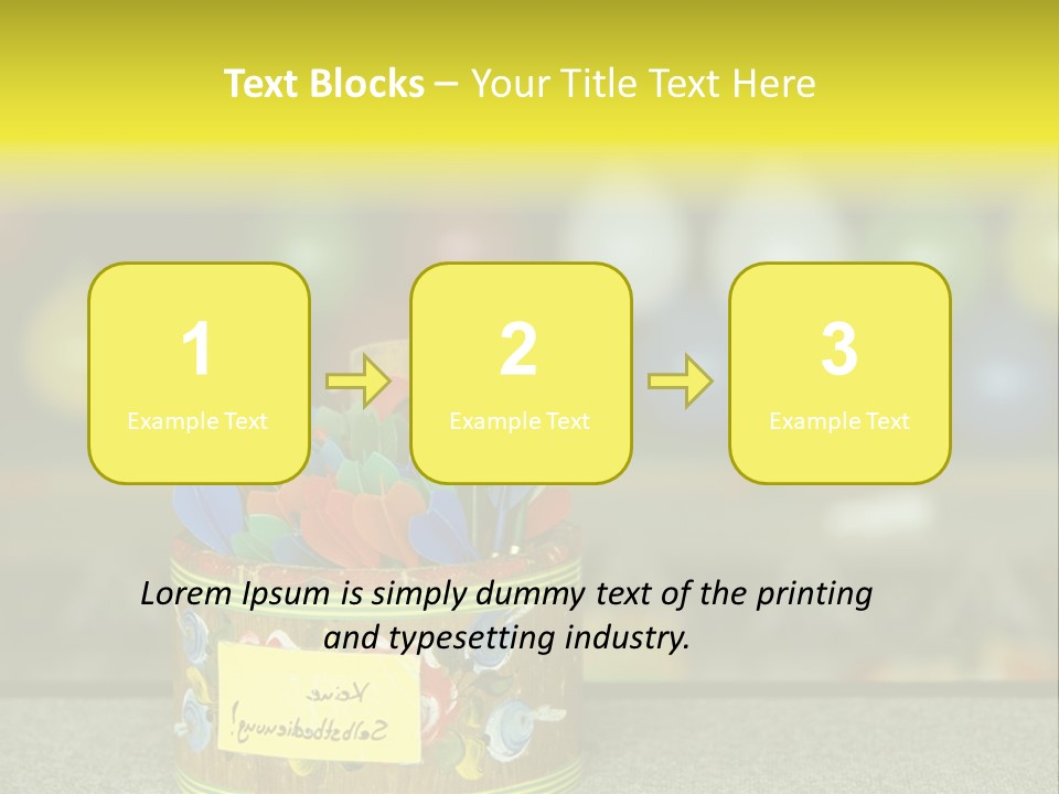 Containers Games Beer Festival PowerPoint Template