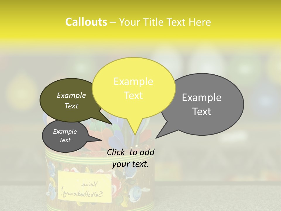 Containers Games Beer Festival PowerPoint Template