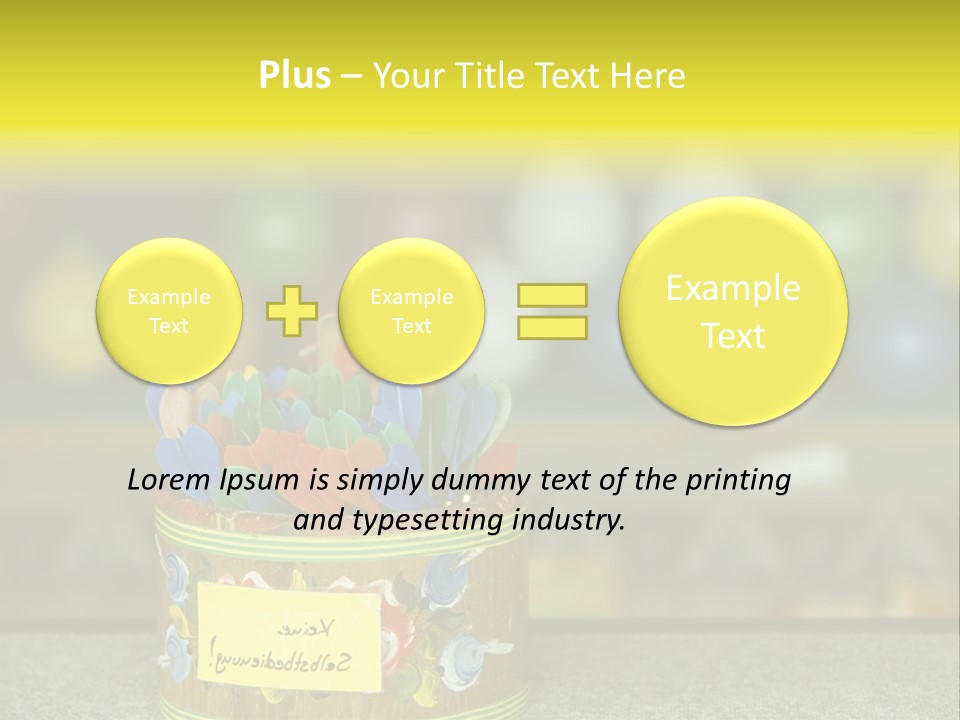 Containers Games Beer Festival PowerPoint Template