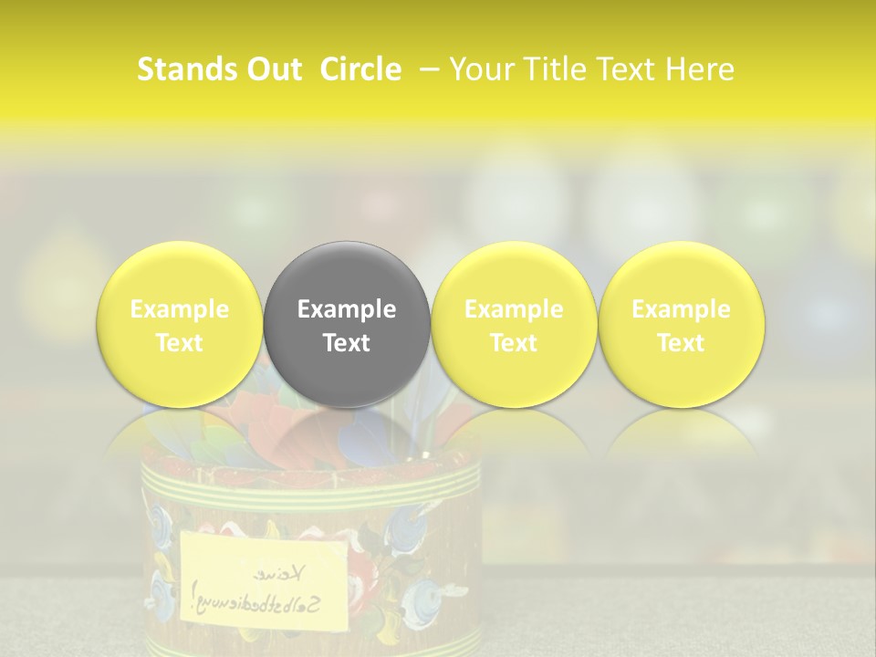 Containers Games Beer Festival PowerPoint Template