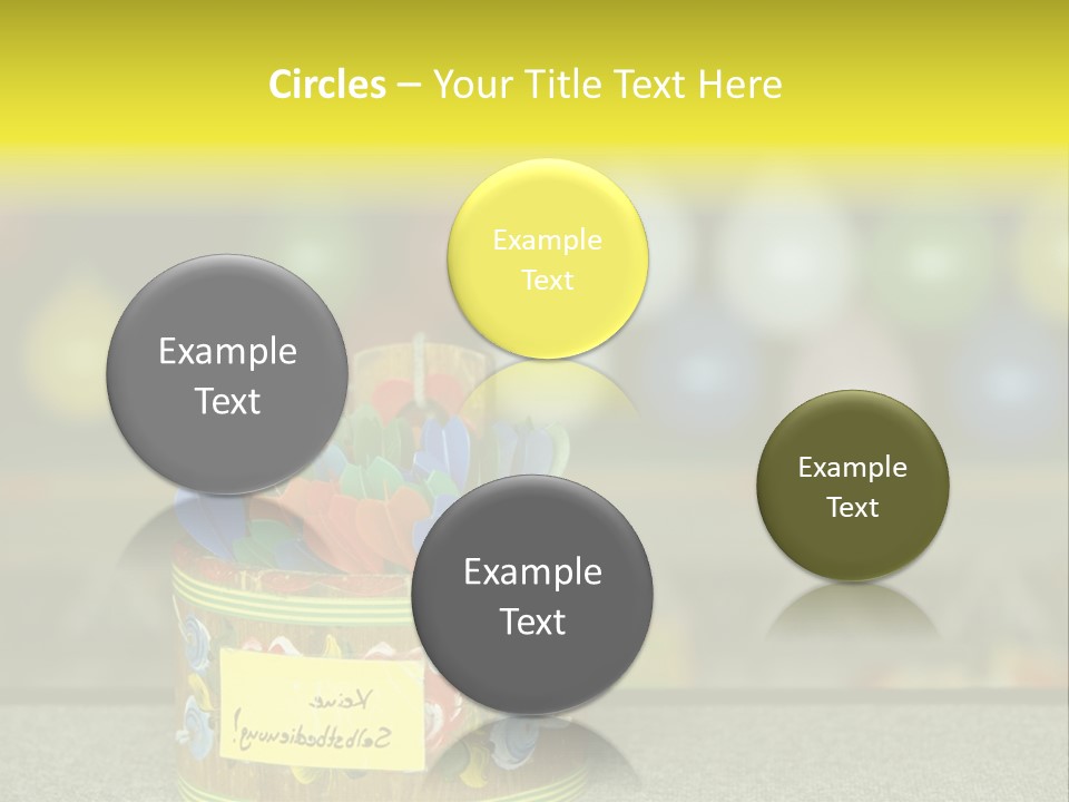 Containers Games Beer Festival PowerPoint Template