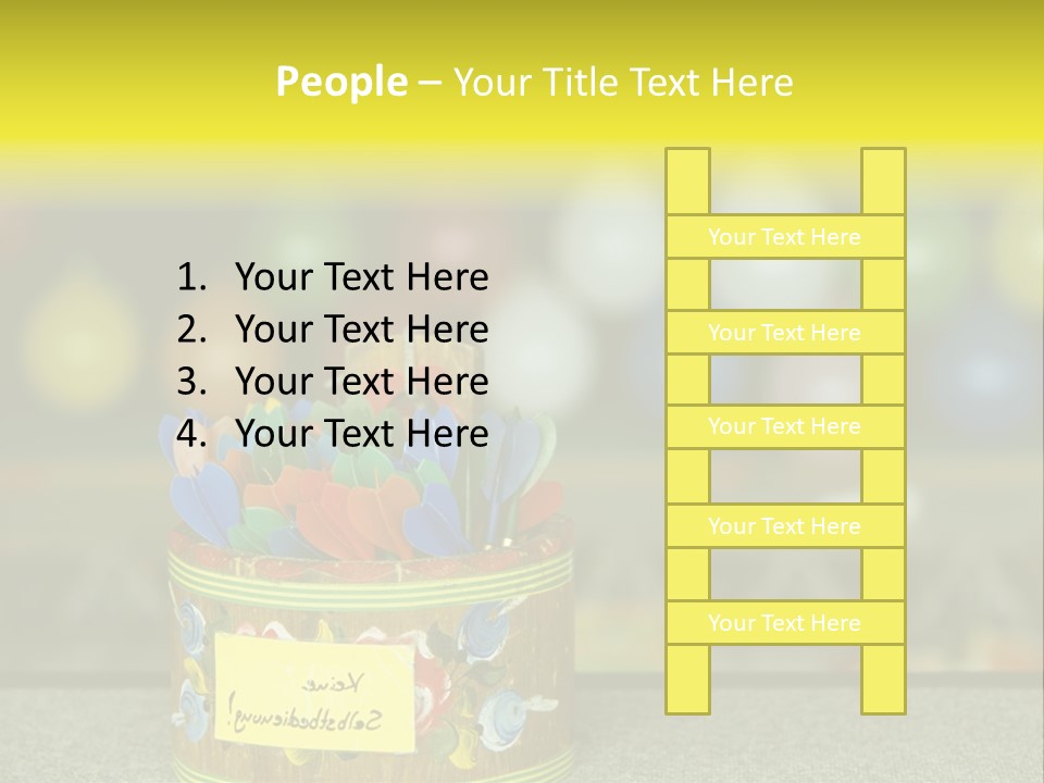 Containers Games Beer Festival PowerPoint Template