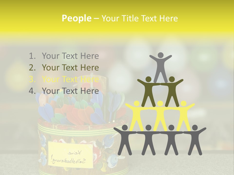 Containers Games Beer Festival PowerPoint Template