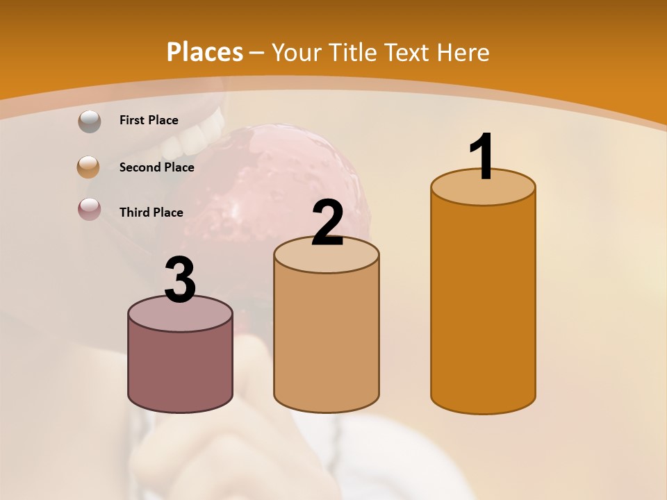 Toffee Apples White Hold PowerPoint Template