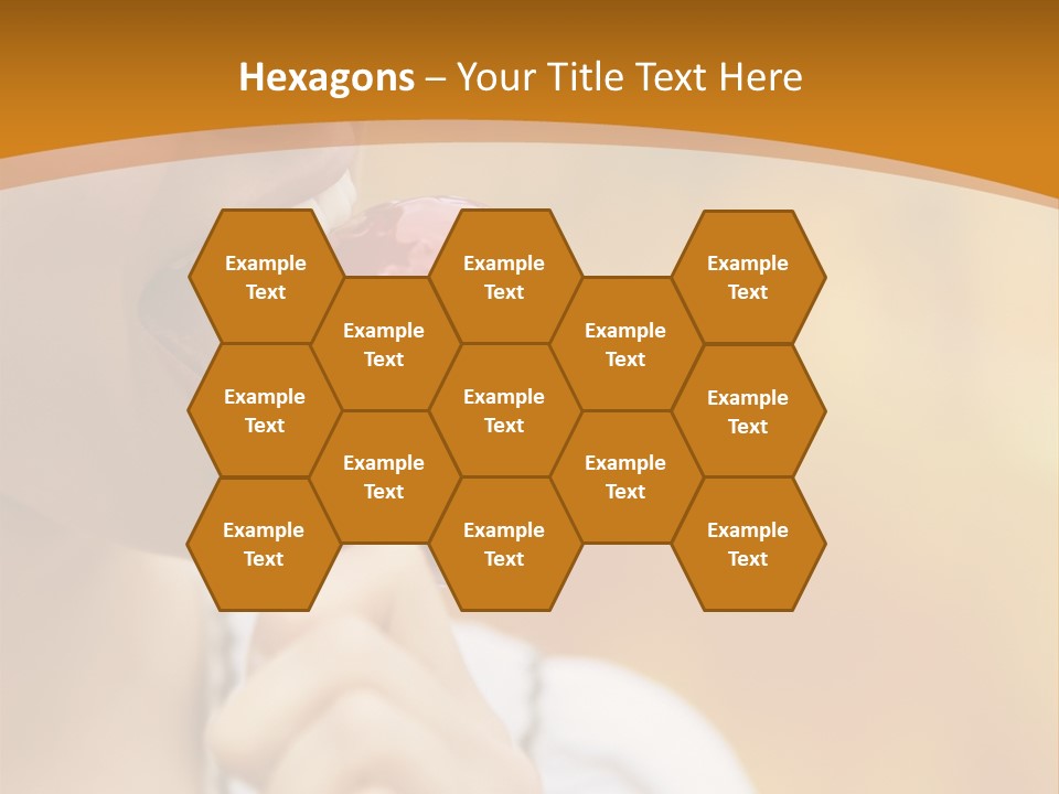 Toffee Apples White Hold PowerPoint Template