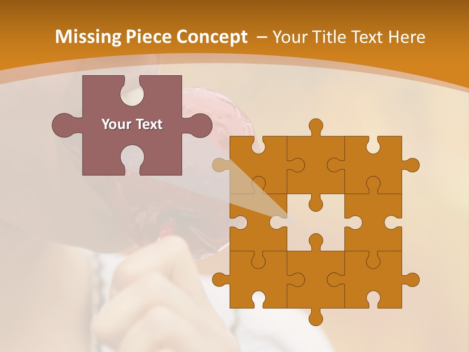 Toffee Apples White Hold PowerPoint Template