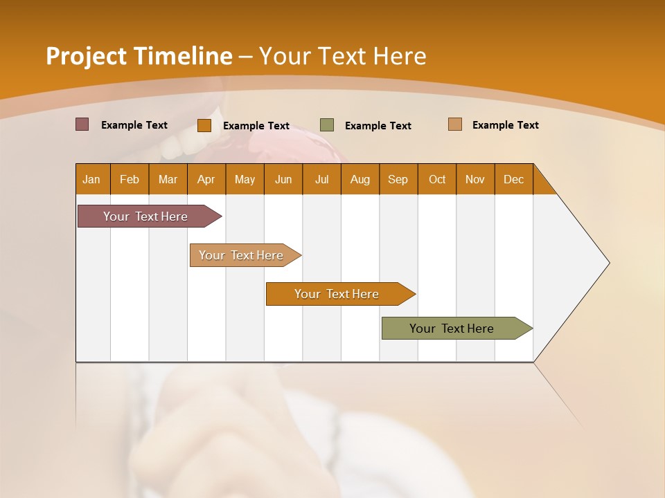 Toffee Apples White Hold PowerPoint Template