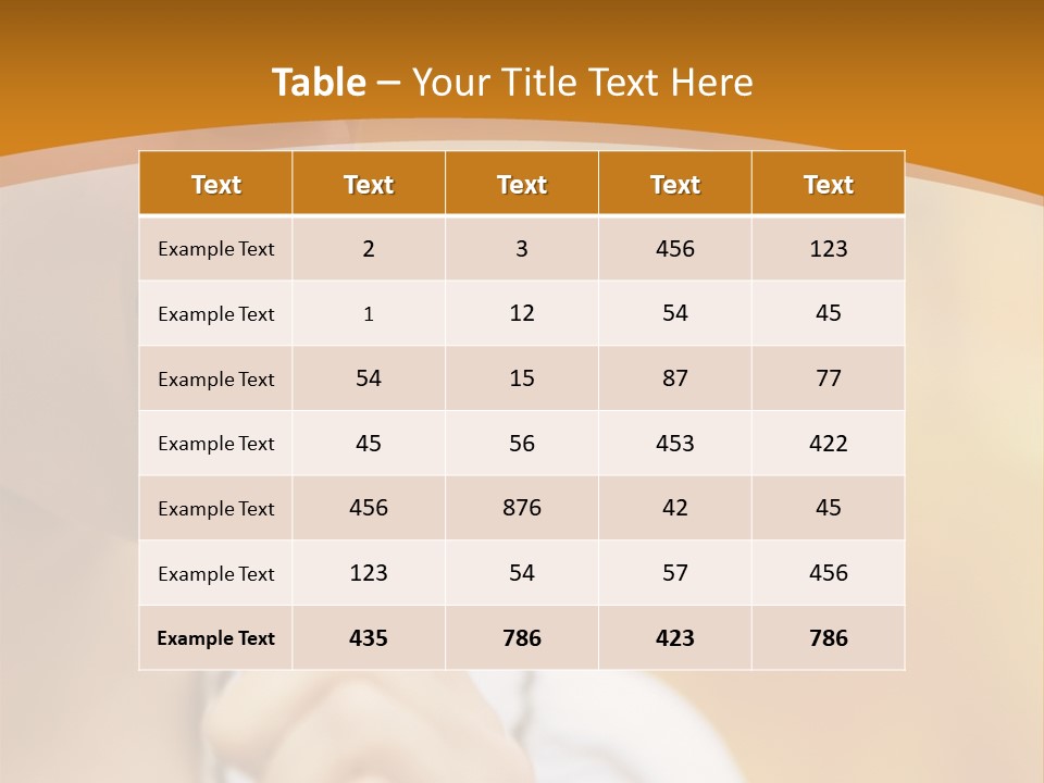 Toffee Apples White Hold PowerPoint Template