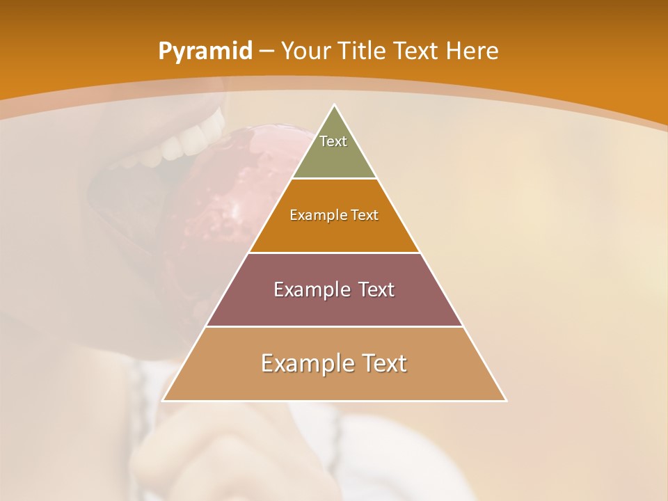 Toffee Apples White Hold PowerPoint Template