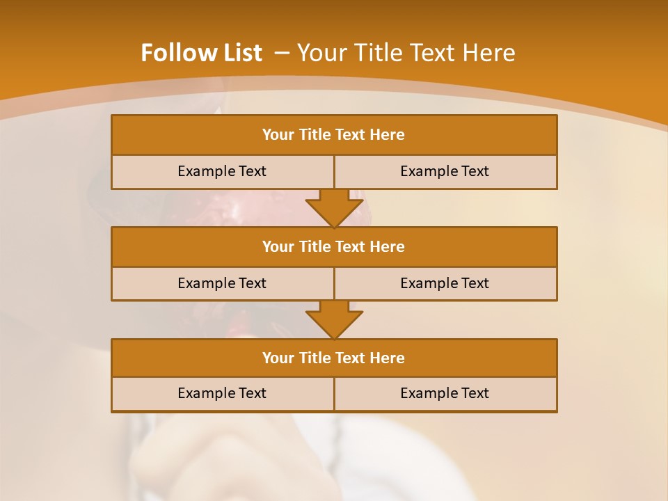 Toffee Apples White Hold PowerPoint Template