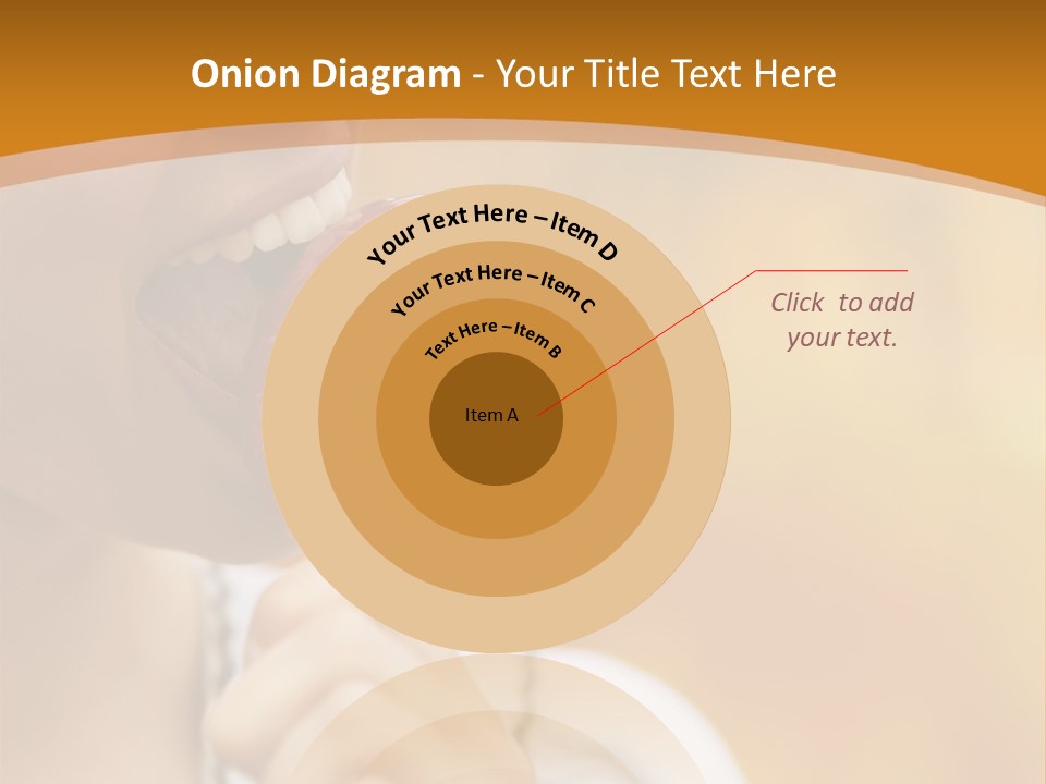 Toffee Apples White Hold PowerPoint Template