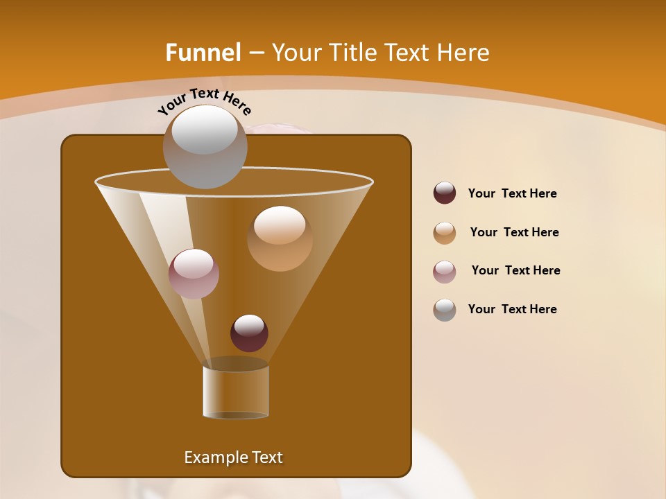 Toffee Apples White Hold PowerPoint Template