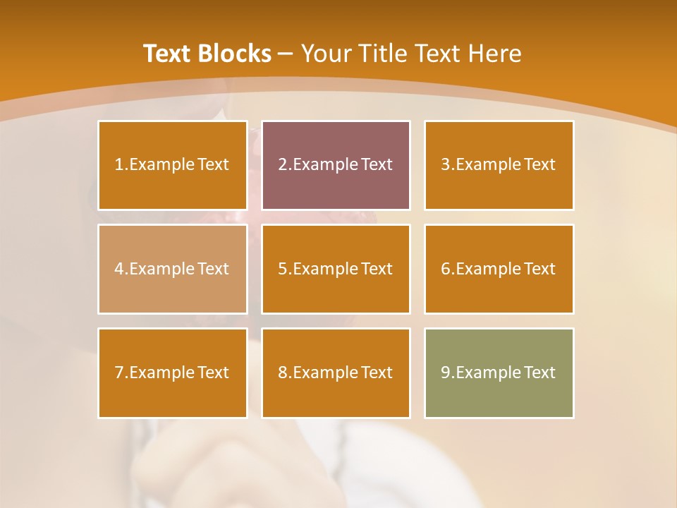 Toffee Apples White Hold PowerPoint Template