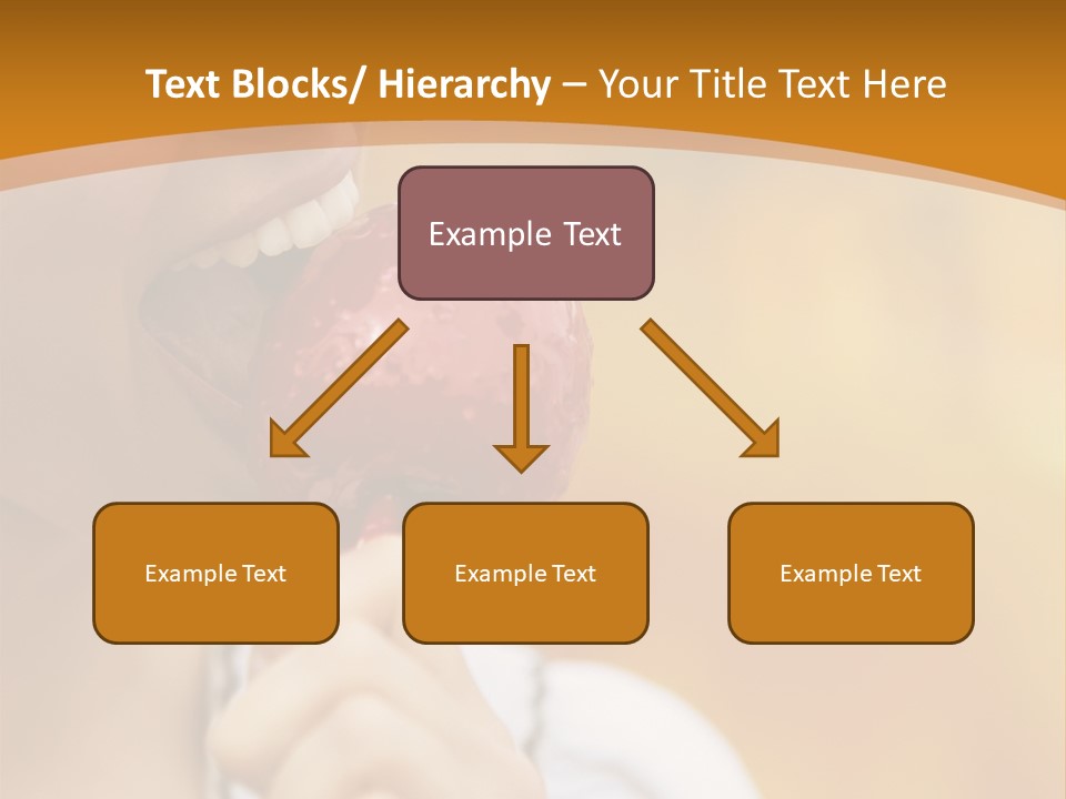 Toffee Apples White Hold PowerPoint Template