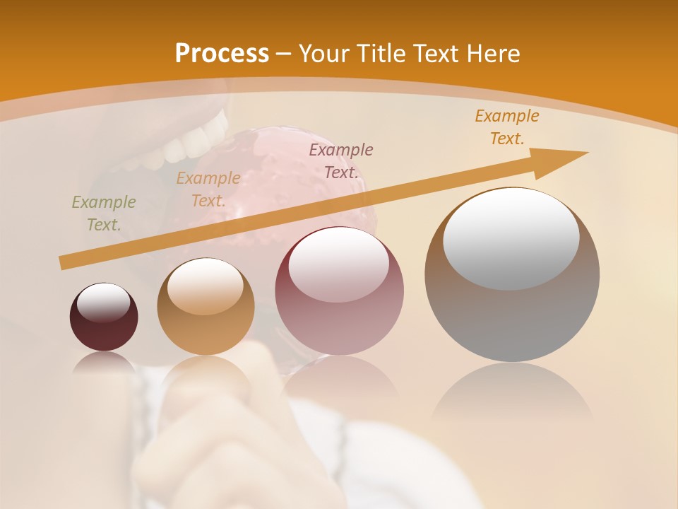 Toffee Apples White Hold PowerPoint Template