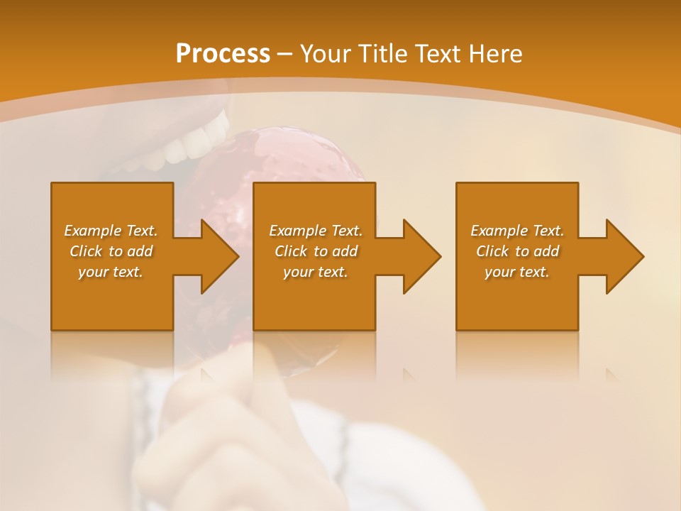 Toffee Apples White Hold PowerPoint Template