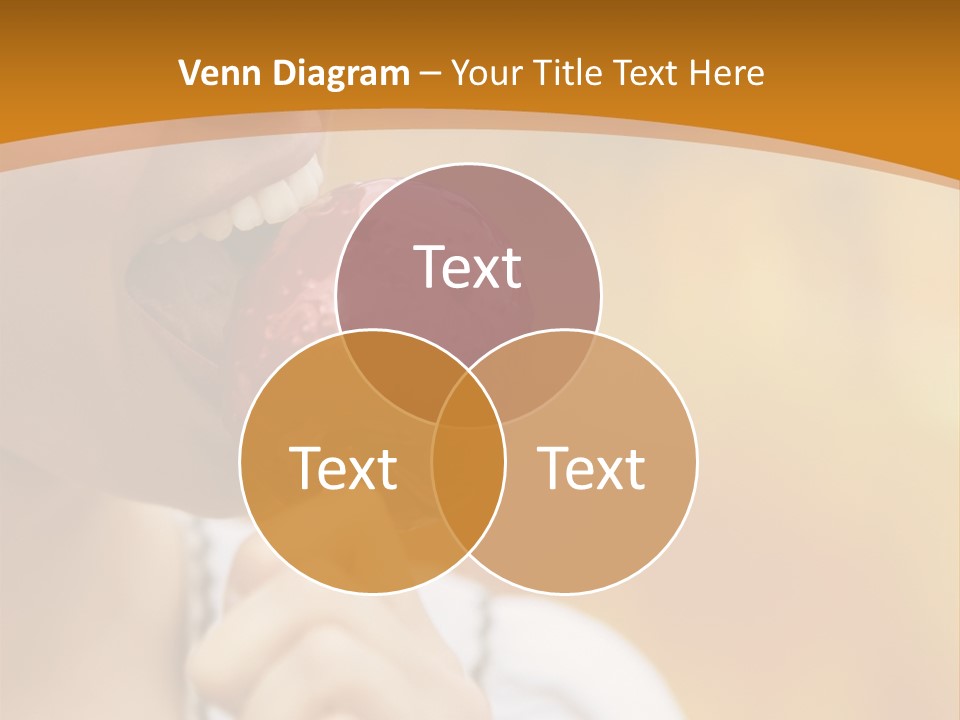 Toffee Apples White Hold PowerPoint Template