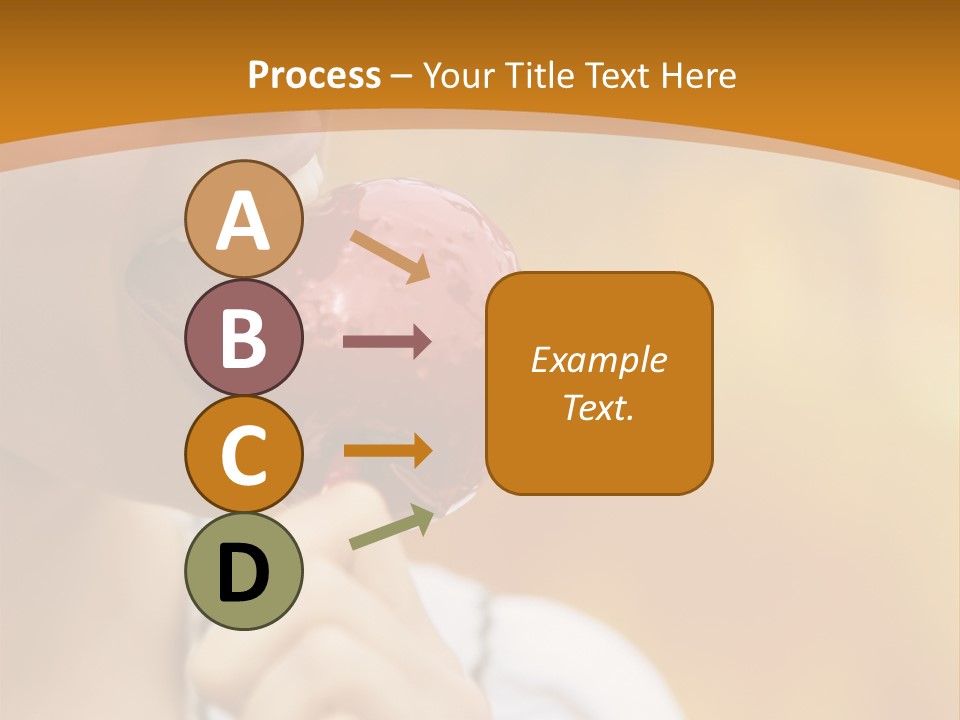 Toffee Apples White Hold PowerPoint Template