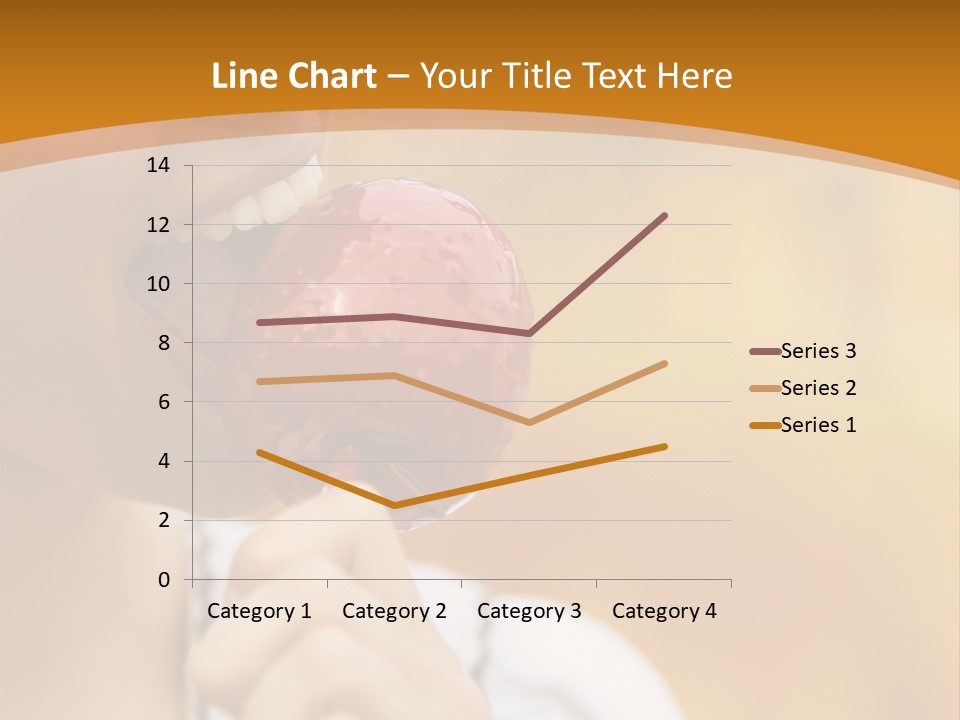 Toffee Apples White Hold PowerPoint Template