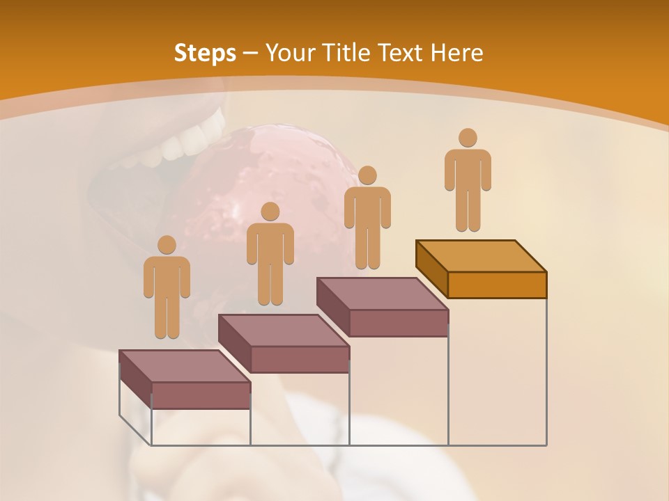 Toffee Apples White Hold PowerPoint Template