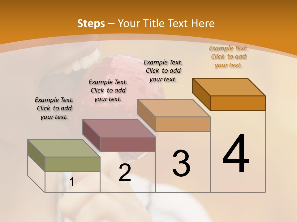 Toffee Apples White Hold PowerPoint Template