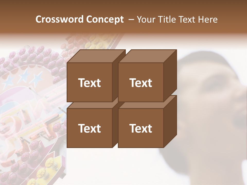 Positivity Young Woman Toffee Apple PowerPoint Template