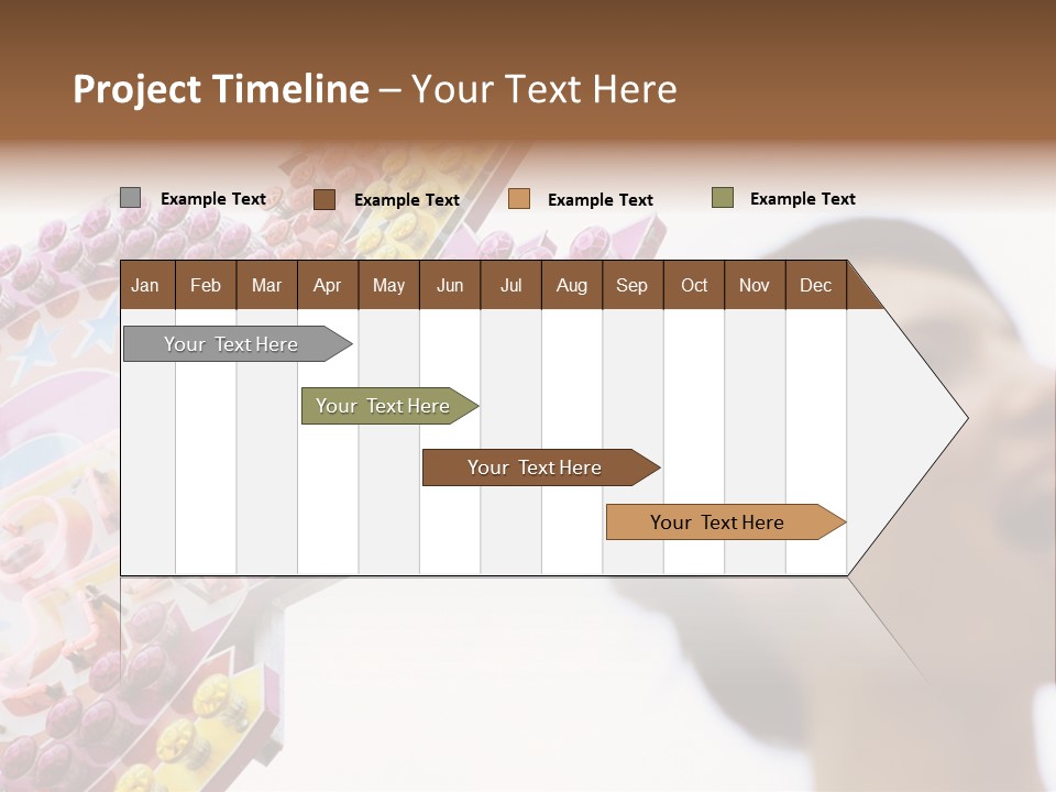 Positivity Young Woman Toffee Apple PowerPoint Template