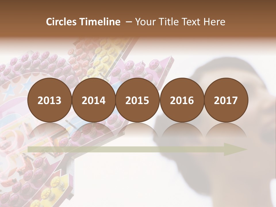 Positivity Young Woman Toffee Apple PowerPoint Template