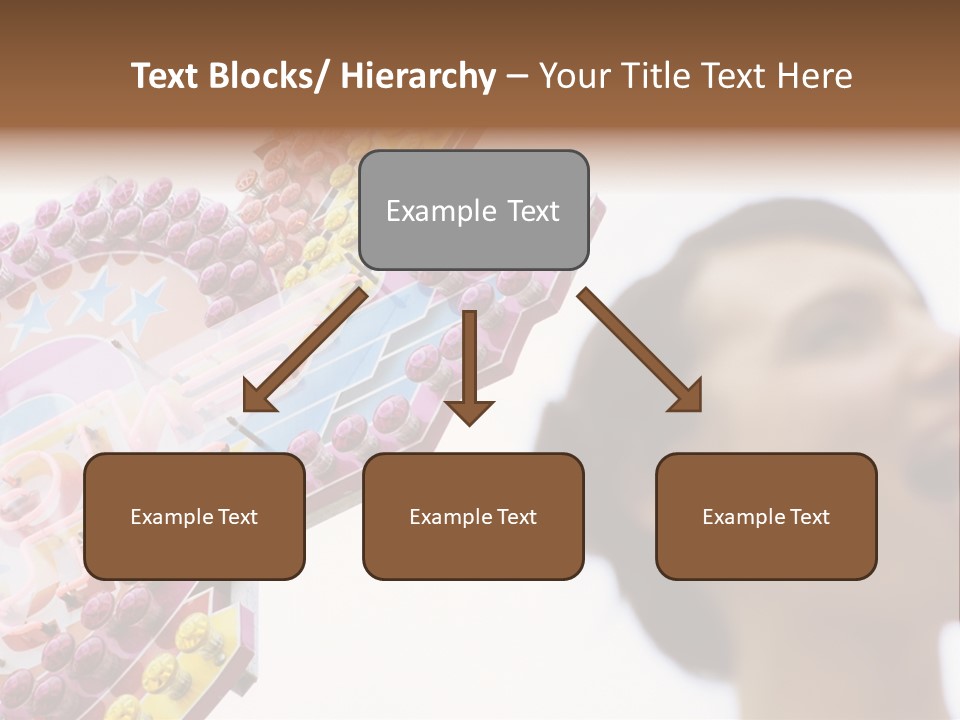 Positivity Young Woman Toffee Apple PowerPoint Template