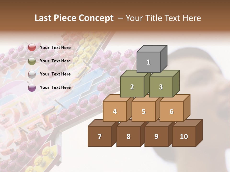 Positivity Young Woman Toffee Apple PowerPoint Template