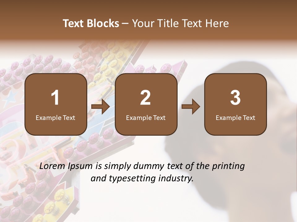 Positivity Young Woman Toffee Apple PowerPoint Template