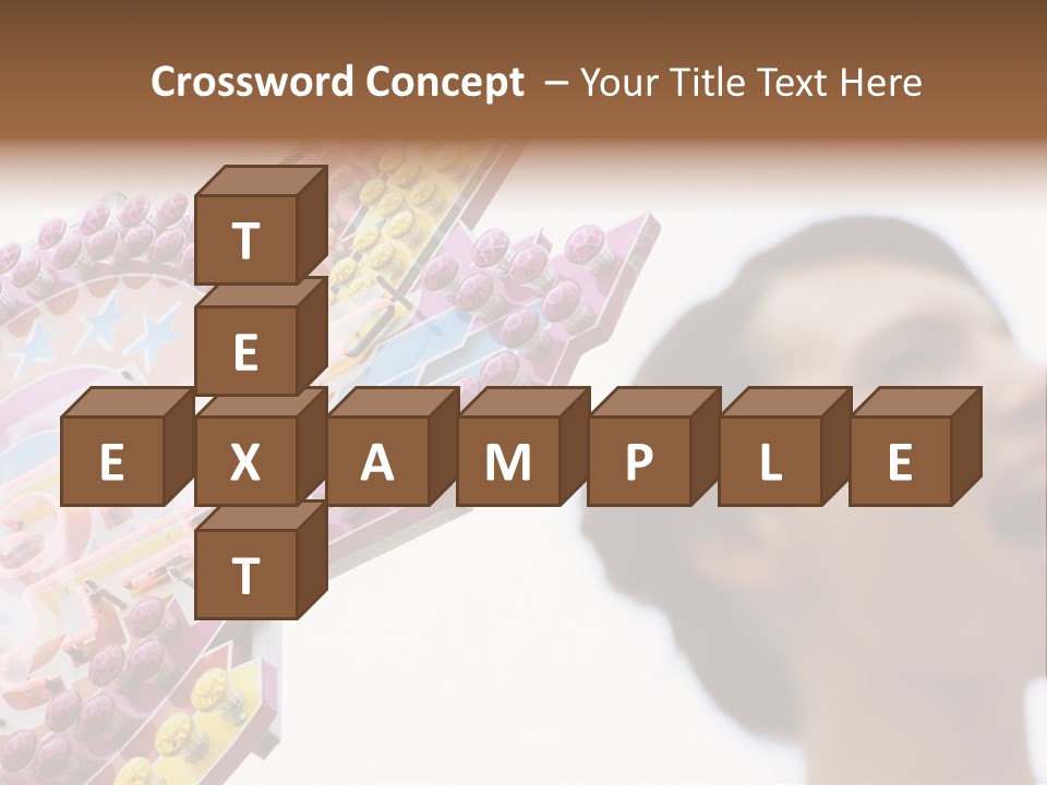 Positivity Young Woman Toffee Apple PowerPoint Template