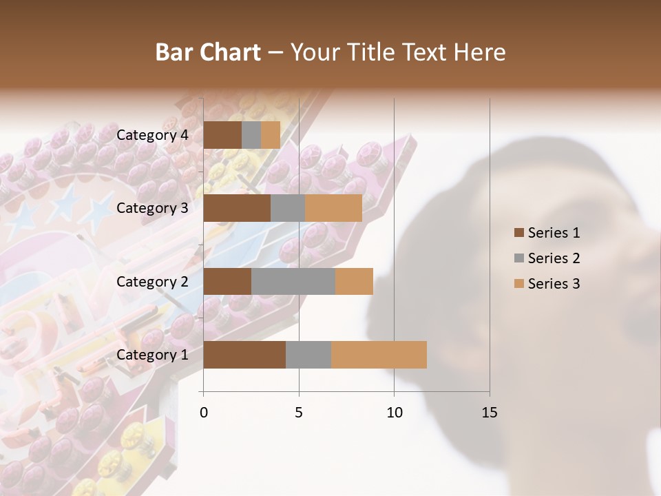 Positivity Young Woman Toffee Apple PowerPoint Template