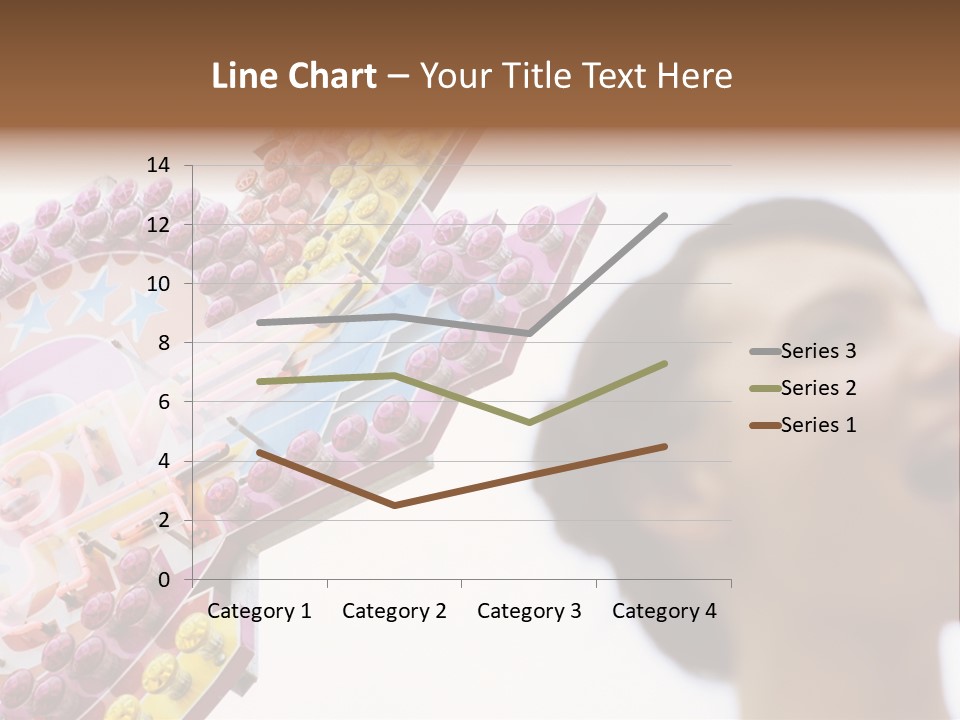 Positivity Young Woman Toffee Apple PowerPoint Template