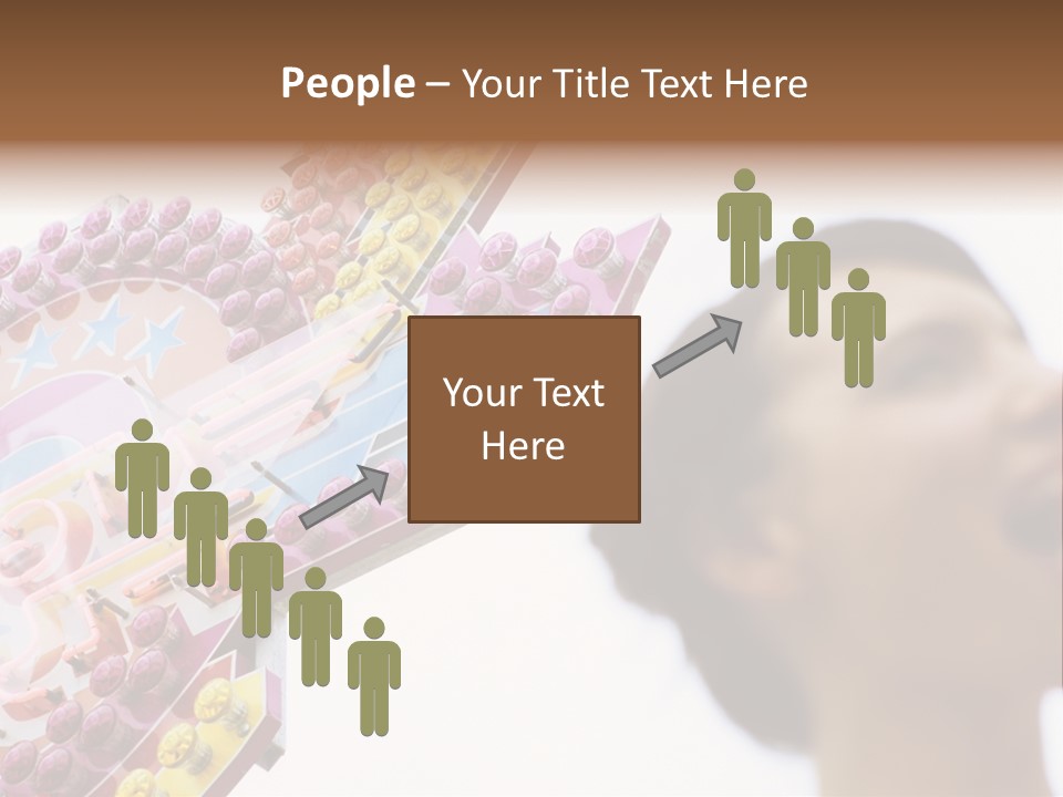 Positivity Young Woman Toffee Apple PowerPoint Template