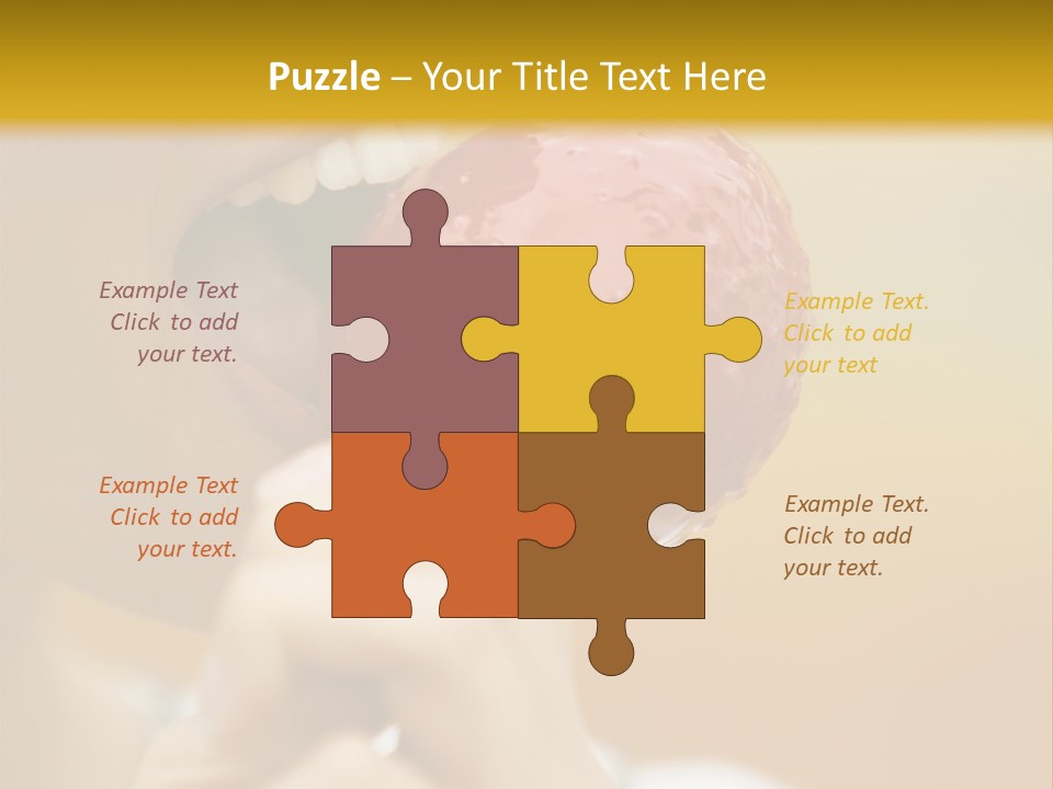 Biting German Beer Festival Oktoberfest PowerPoint Template