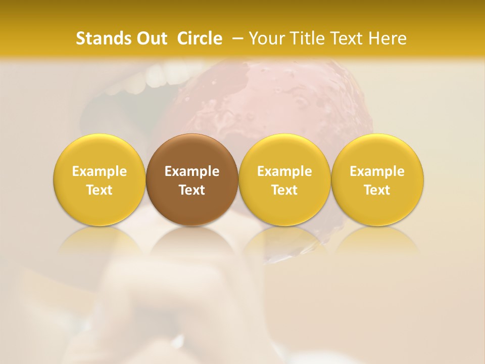 Biting German Beer Festival Oktoberfest PowerPoint Template