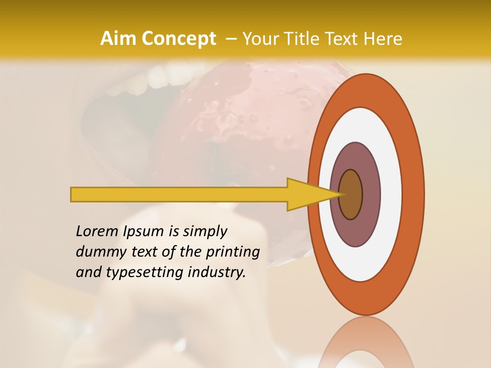 Biting German Beer Festival Oktoberfest PowerPoint Template