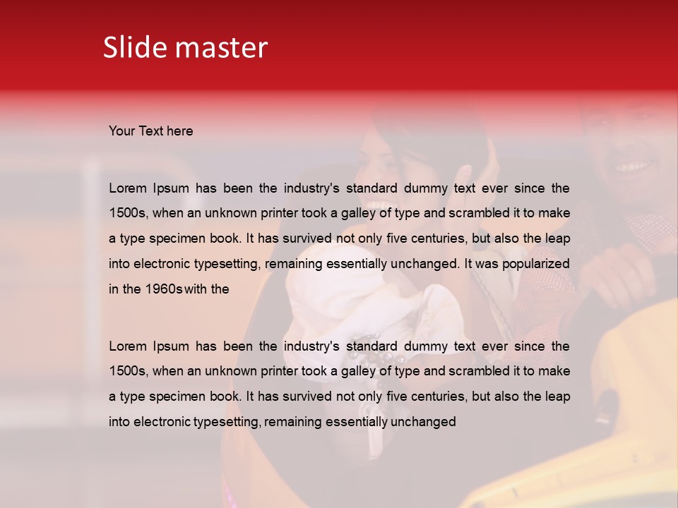 Event Outside Persons PowerPoint Template