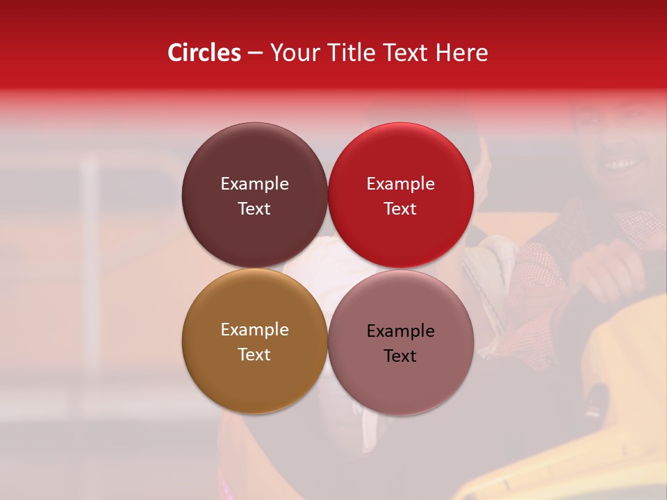 Event Outside Persons PowerPoint Template