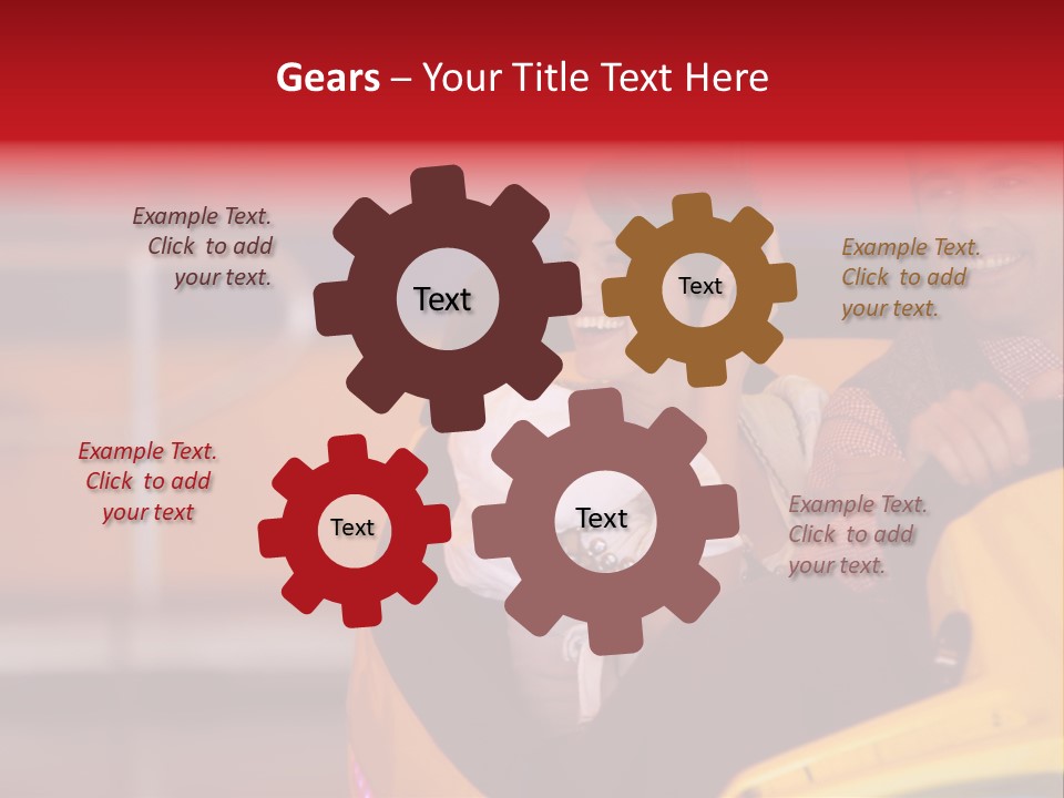 Event Outside Persons PowerPoint Template