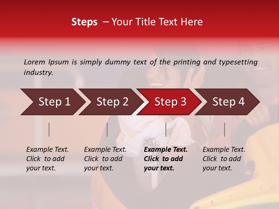 Event Outside Persons PowerPoint Template