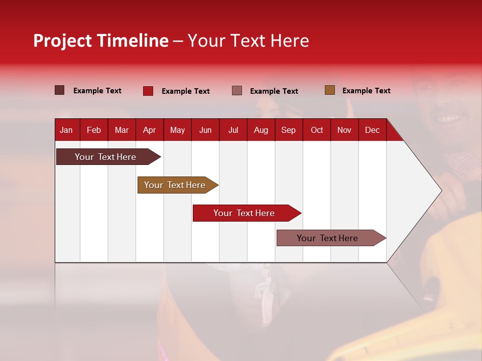 Event Outside Persons PowerPoint Template