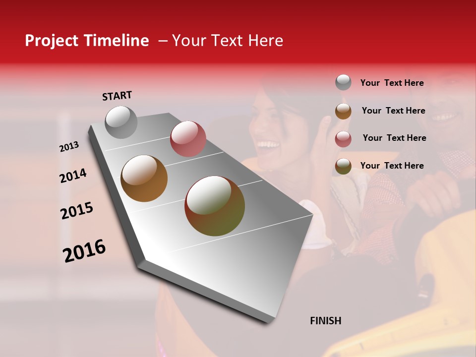 Event Outside Persons PowerPoint Template